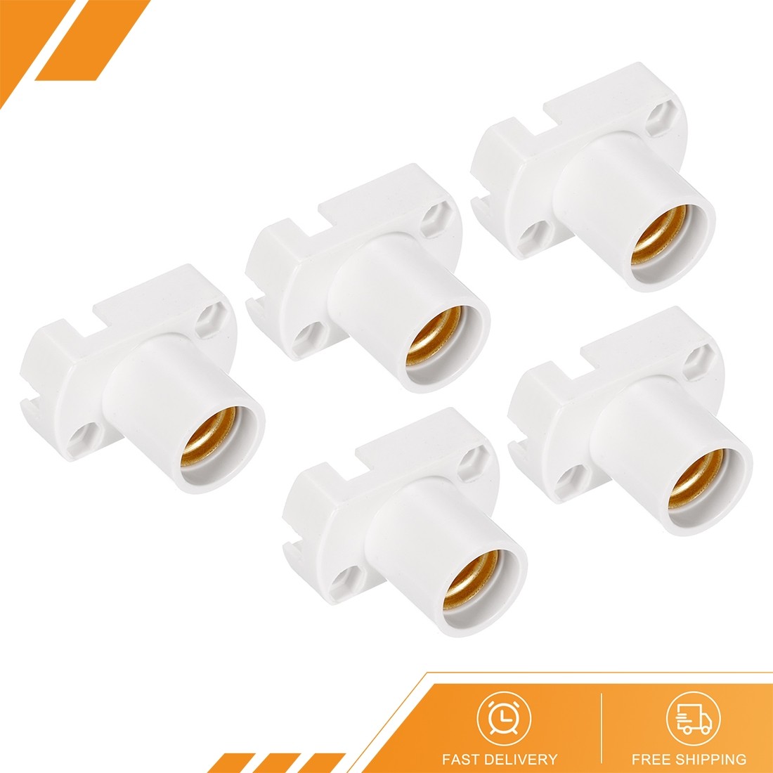 5 Pack - Screw-In E12 Mini Bulb Holder Light Beads Lamp Bases Socket Circuit