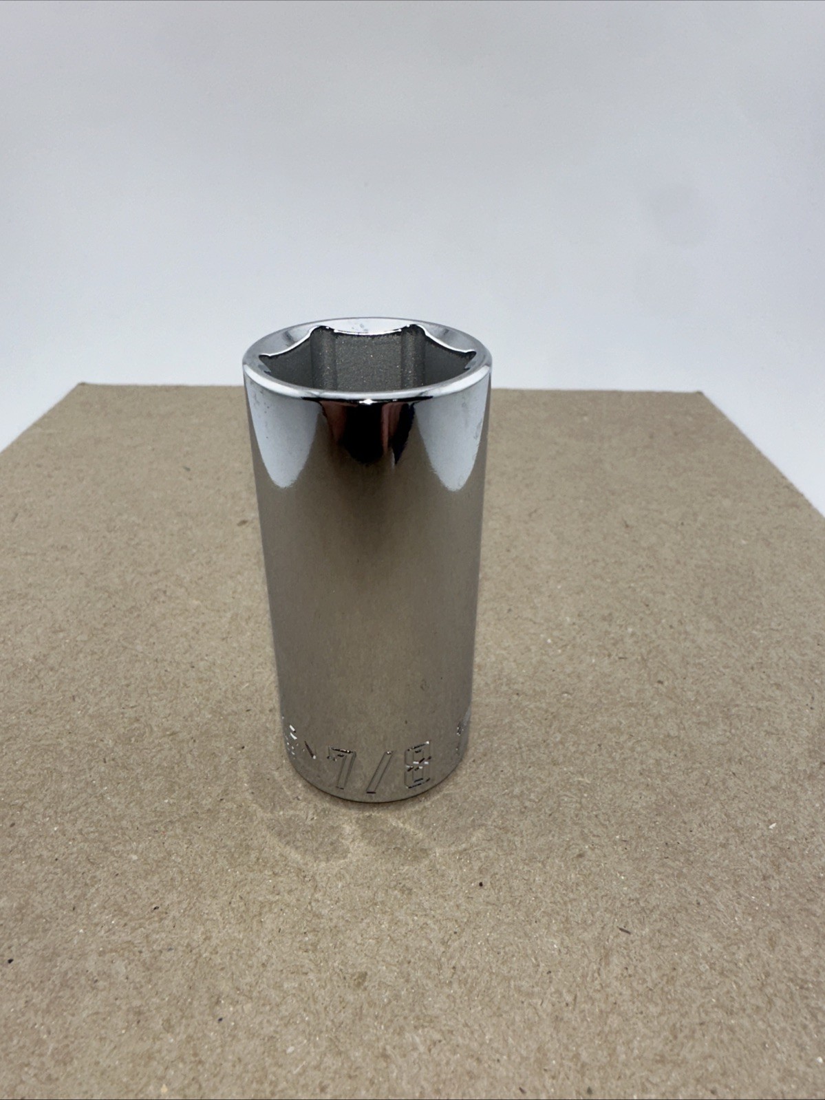 Craftsman 6 Point 3/8" In. Drive Chrome Deep 7/8" Socket CMMT43339.  0540