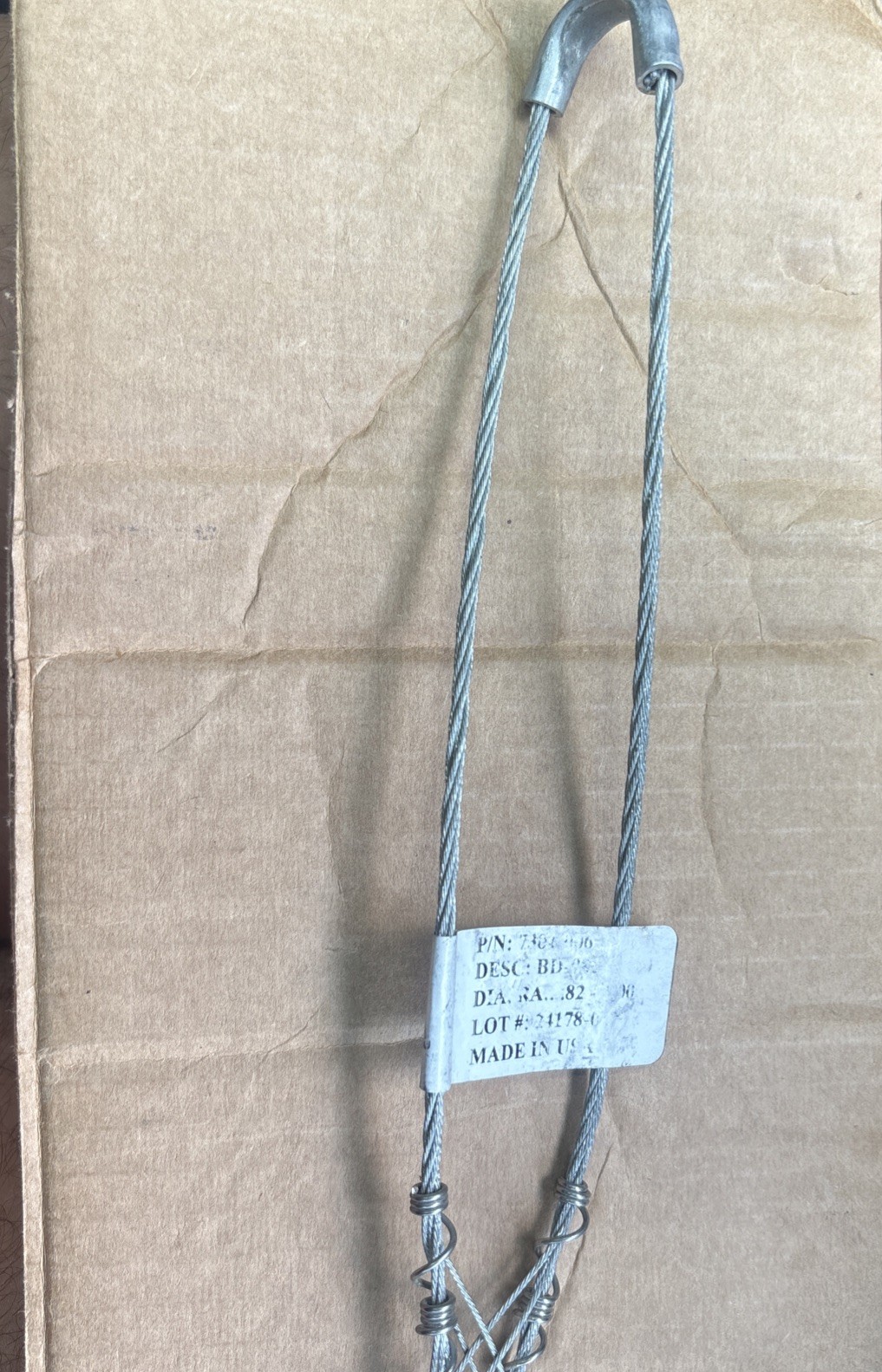 AMTEC 7304-006 Wire Mesh Strain Relief Grip Cable Support Grip