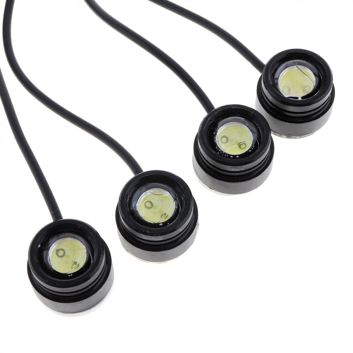 4 in1 White LED Car SUV Eagle Eye Strobe Flash Warning Grille Light with Remote