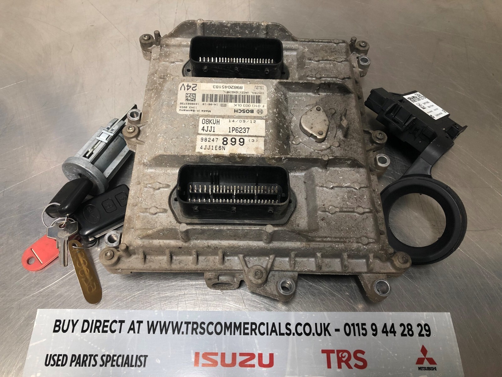 Used Isuzu Truck ECU, Transponder & Keys 4JJ1 Euro 6 8982478993