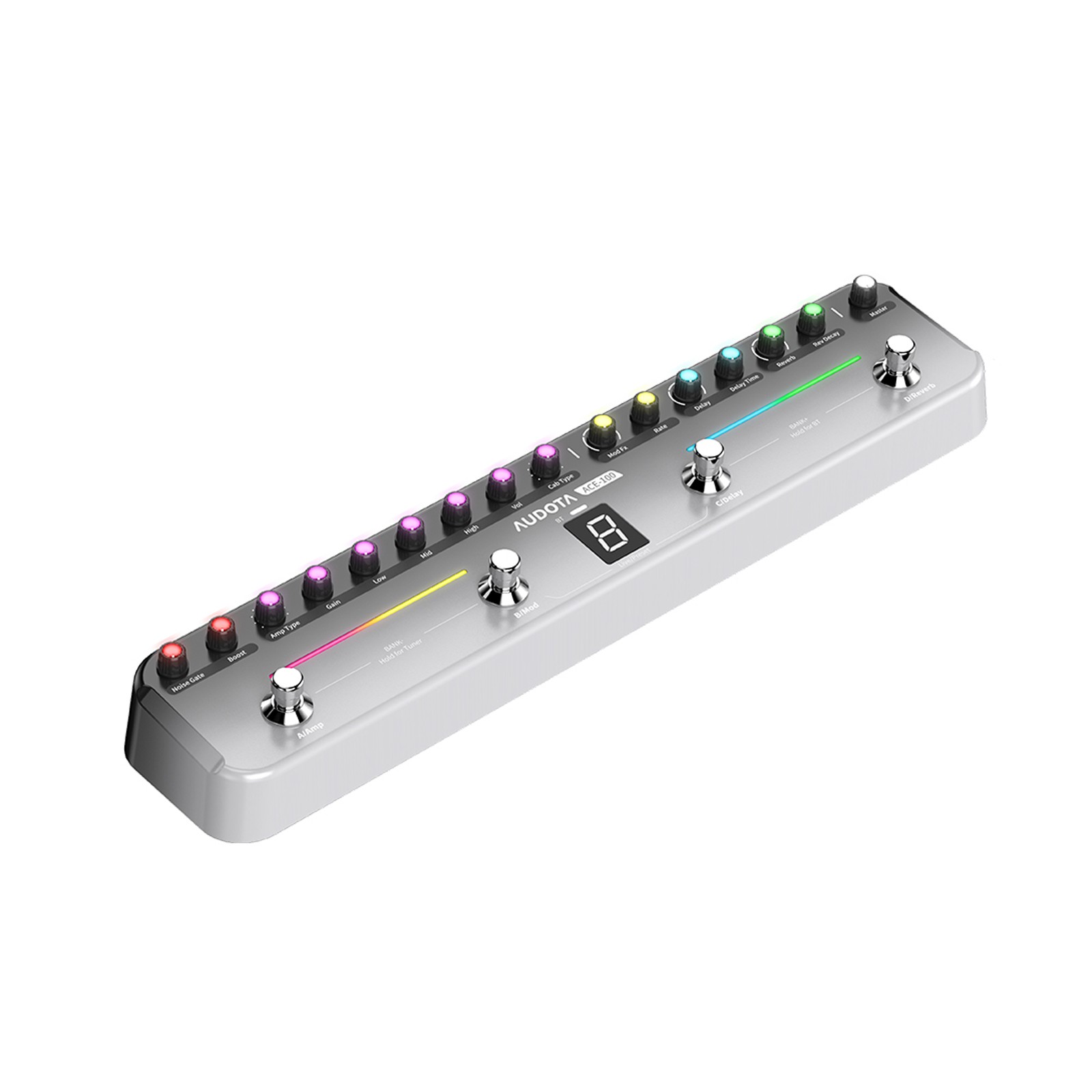AUDOTA ACE-100 Multi-effects Guitar Pedal Intelligent Combined Effects Pedal