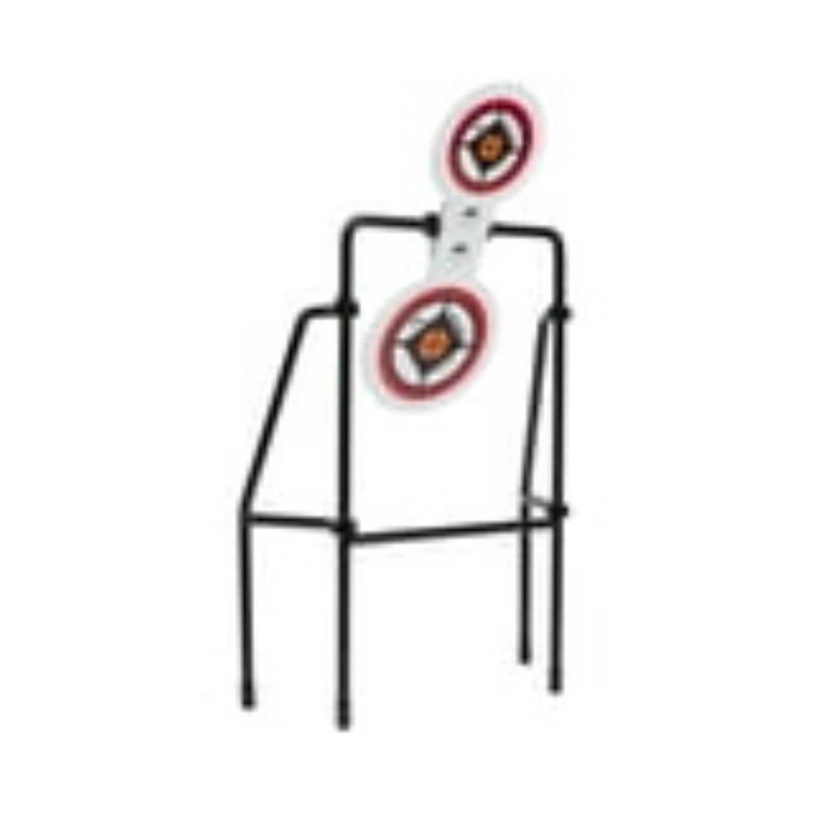 Ez Aim AR500 Spinner Target, Large Frame, White, Steel, Shooting Practice