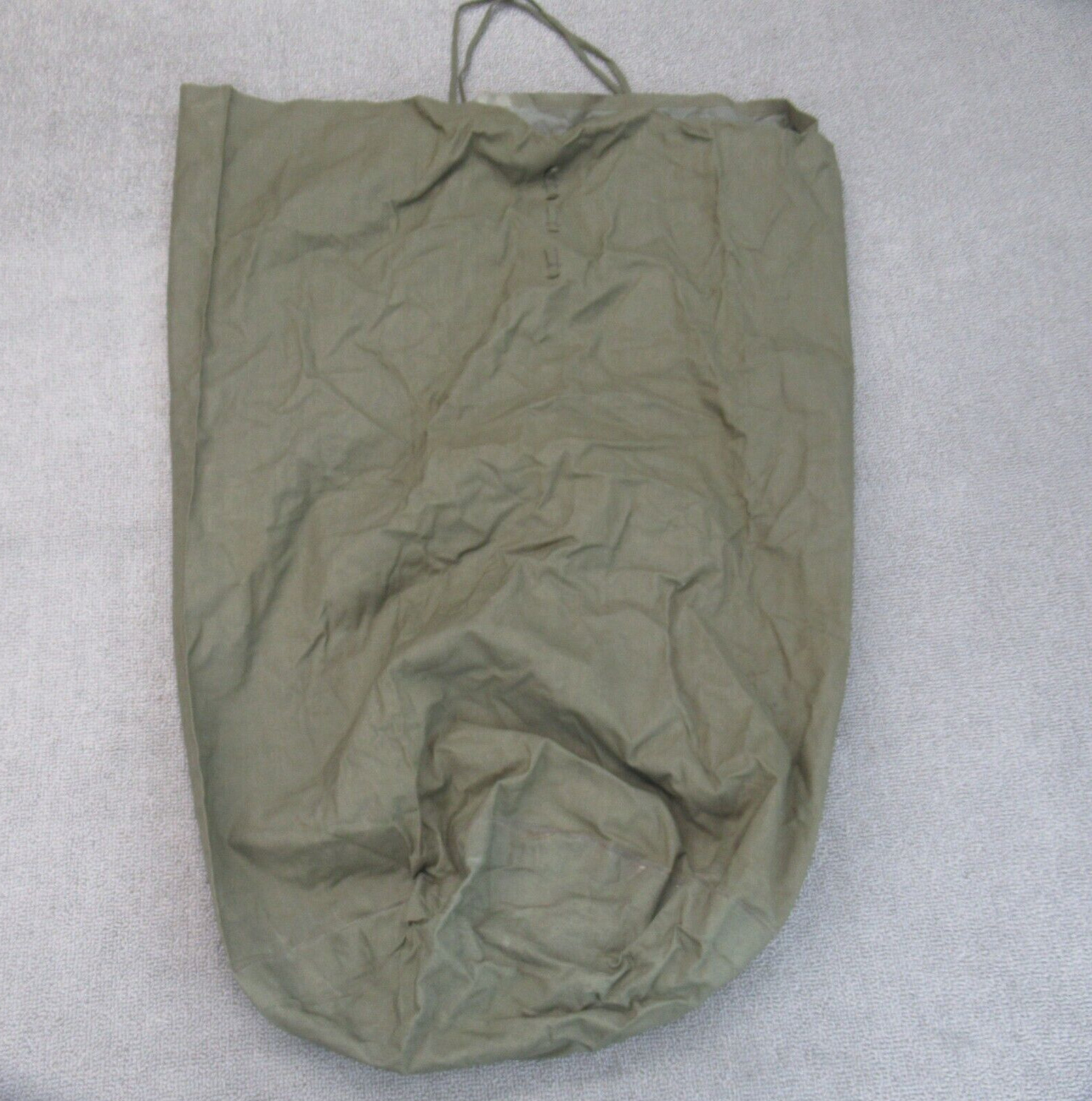 Vintage US Army Duffle Bag United States Army Waterproof Clothing Bag 50s 60s *