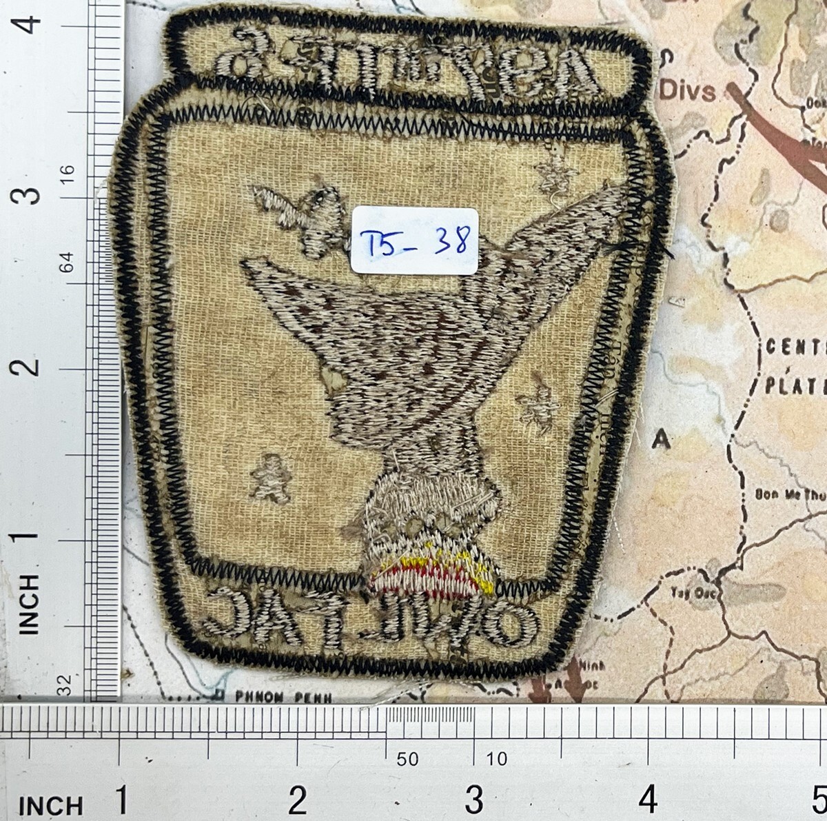 Patch , 497th tfs , owl fac patch , 497 th squadron patch vietnam war , t5-38
