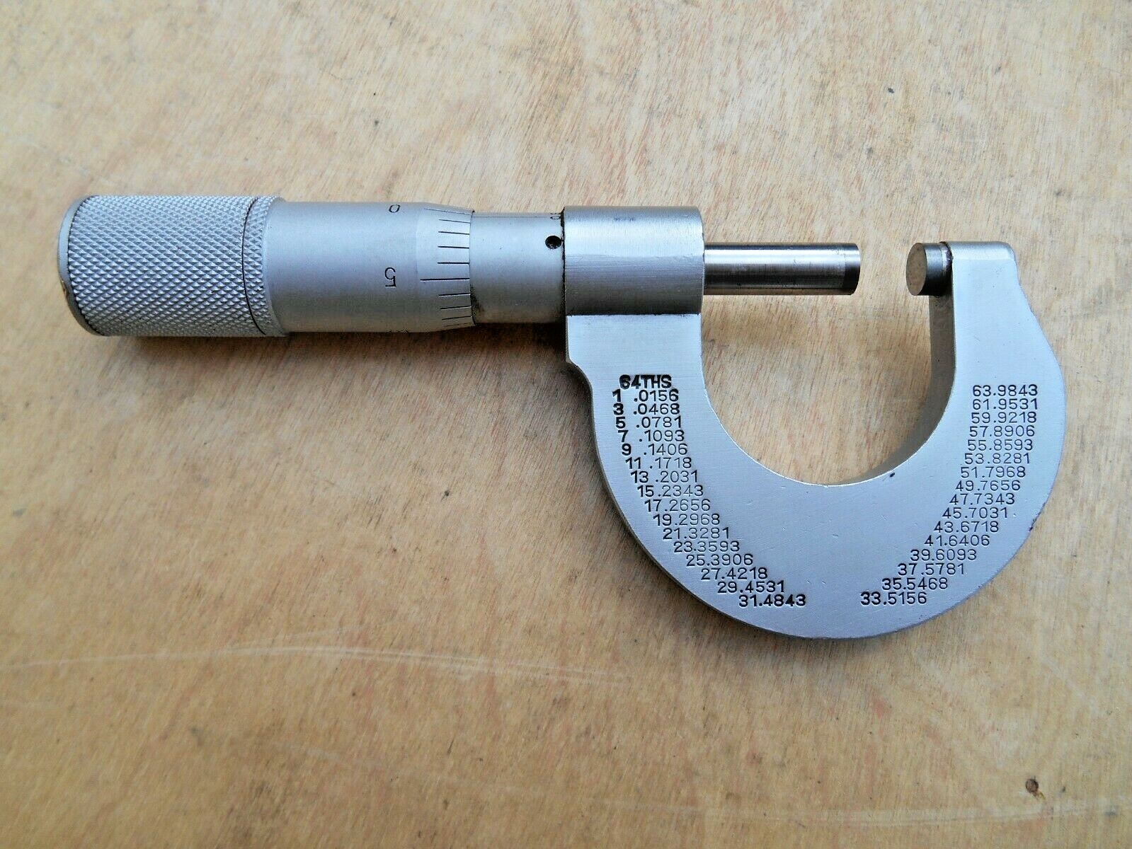FOWLER MICROMETER , 0-1" , .0001"