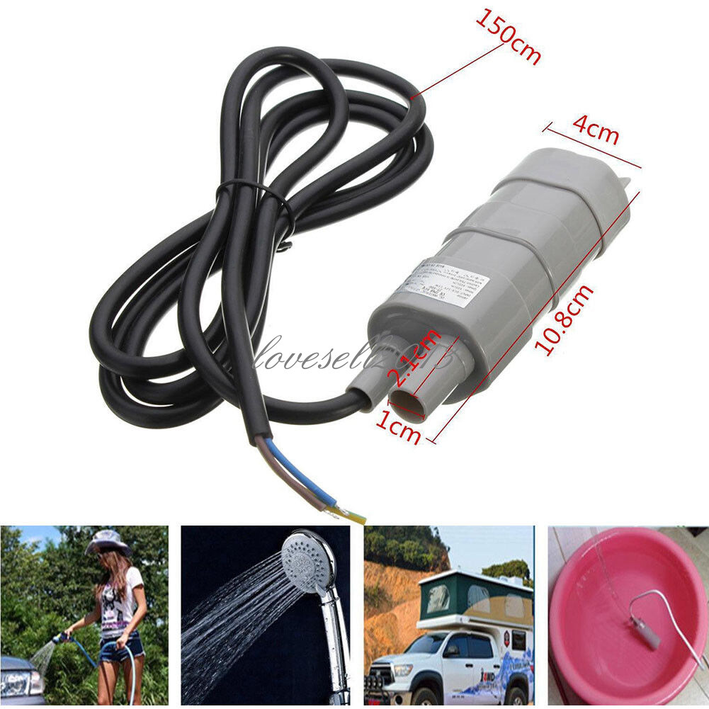 12V DC 1.2A Micro Submersible Motor Water Pump 5M 14L/Min 600L/H 6-15V Useful