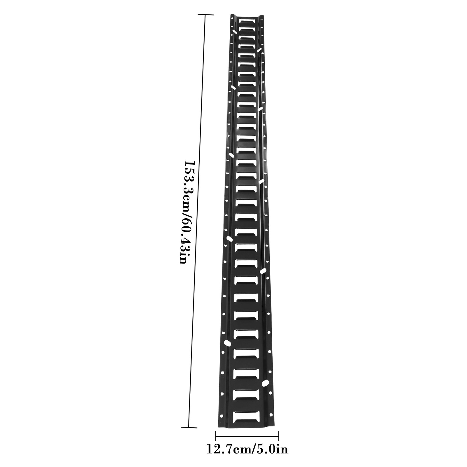 LABLT Heavy Loads Secure Cargo 12 Pcs 5' E Track Tie Down Enclosed Trailer Black