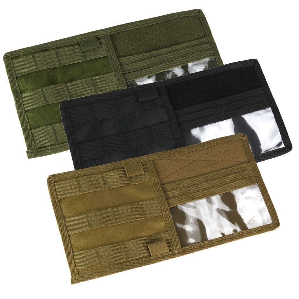 Black Tactical Molle Vehicle Visor Panel Car Sun Visor Truck Organizer Pouch Bag