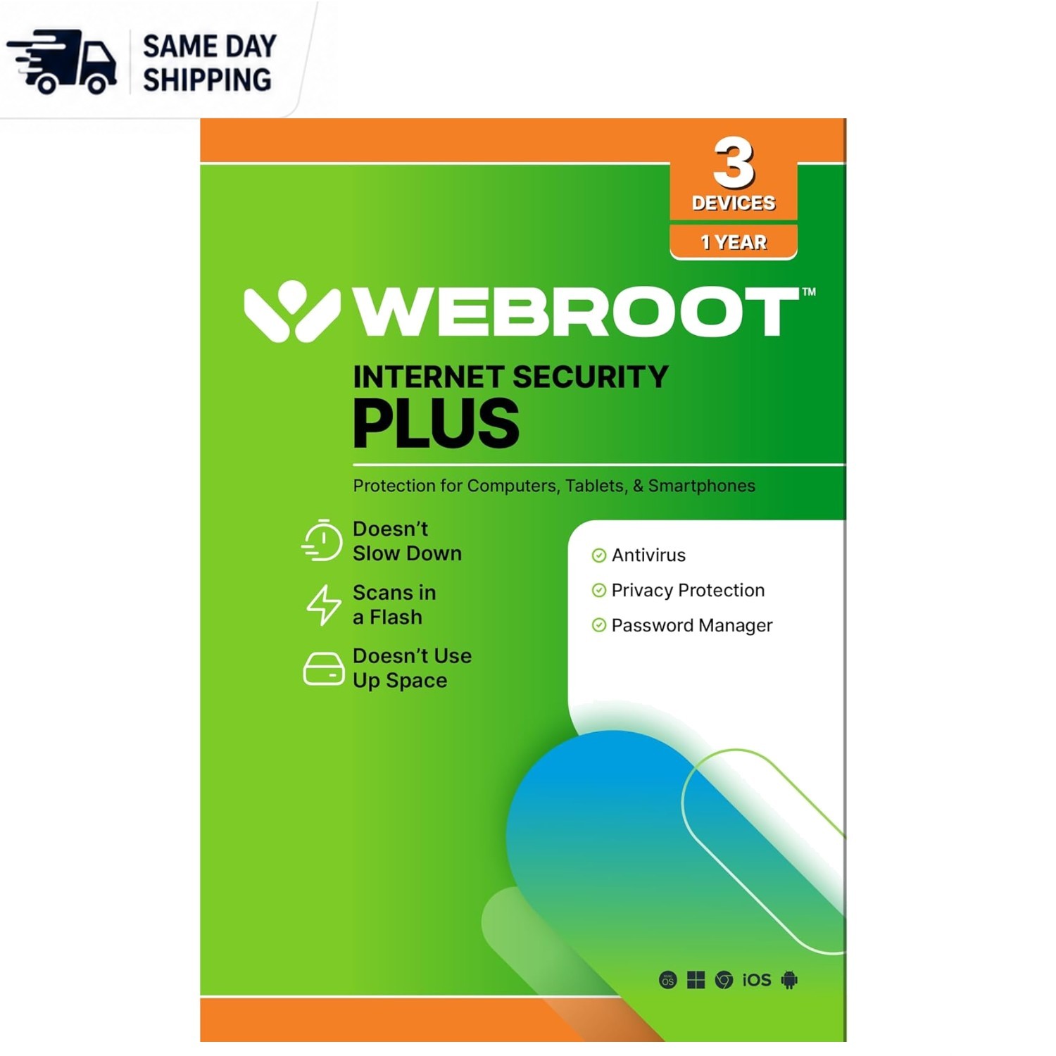 Internet Security Plus 2026: 3-Device Antivirus, Auto Updates & Password Manager