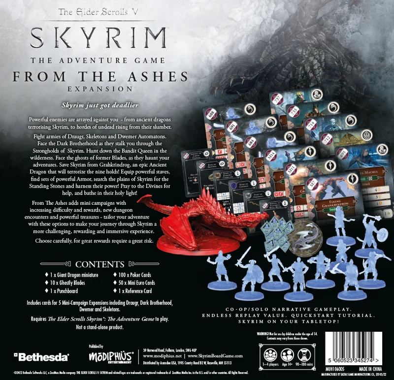 The Elder Scrolls V Skyrim The Adventure Board Game Mega Bundle ($617 Value)