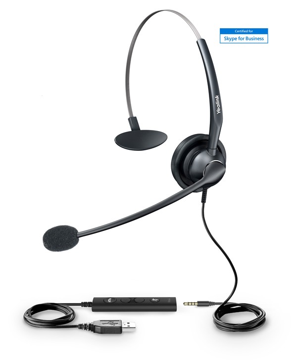 Yealink Headsets Wideband USB Headset for IP Phones YEA-UH33 UPC