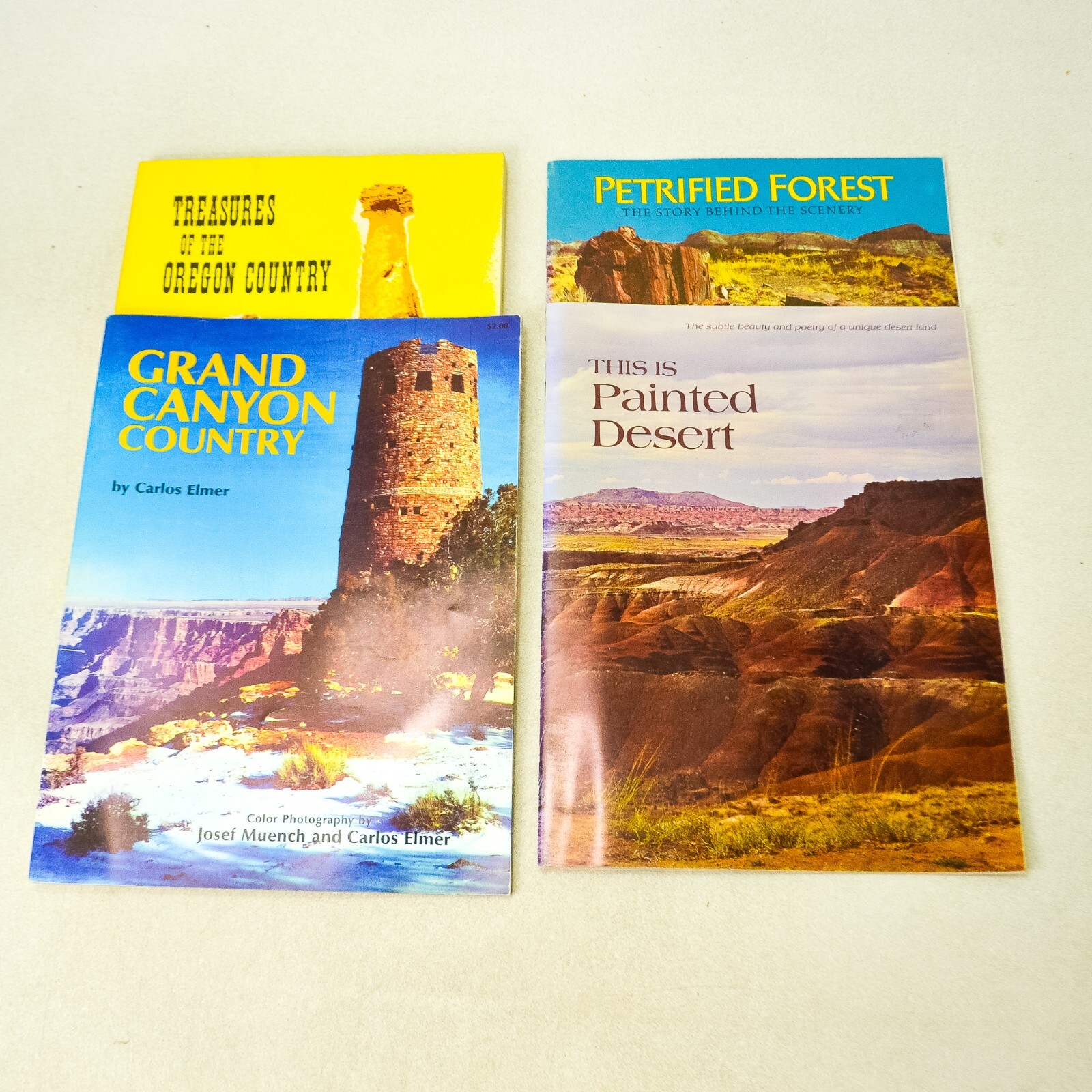 Lot of 4 Vintage Desert & National Park Booklets