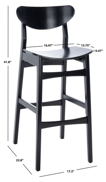 Safavieh Thaxton Bar Stool, Reduced Price 2172718691 BST1500B-SET2