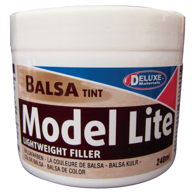 Deluxe Materials Model Lite Lightweight Filler (240ml, balsa tint)