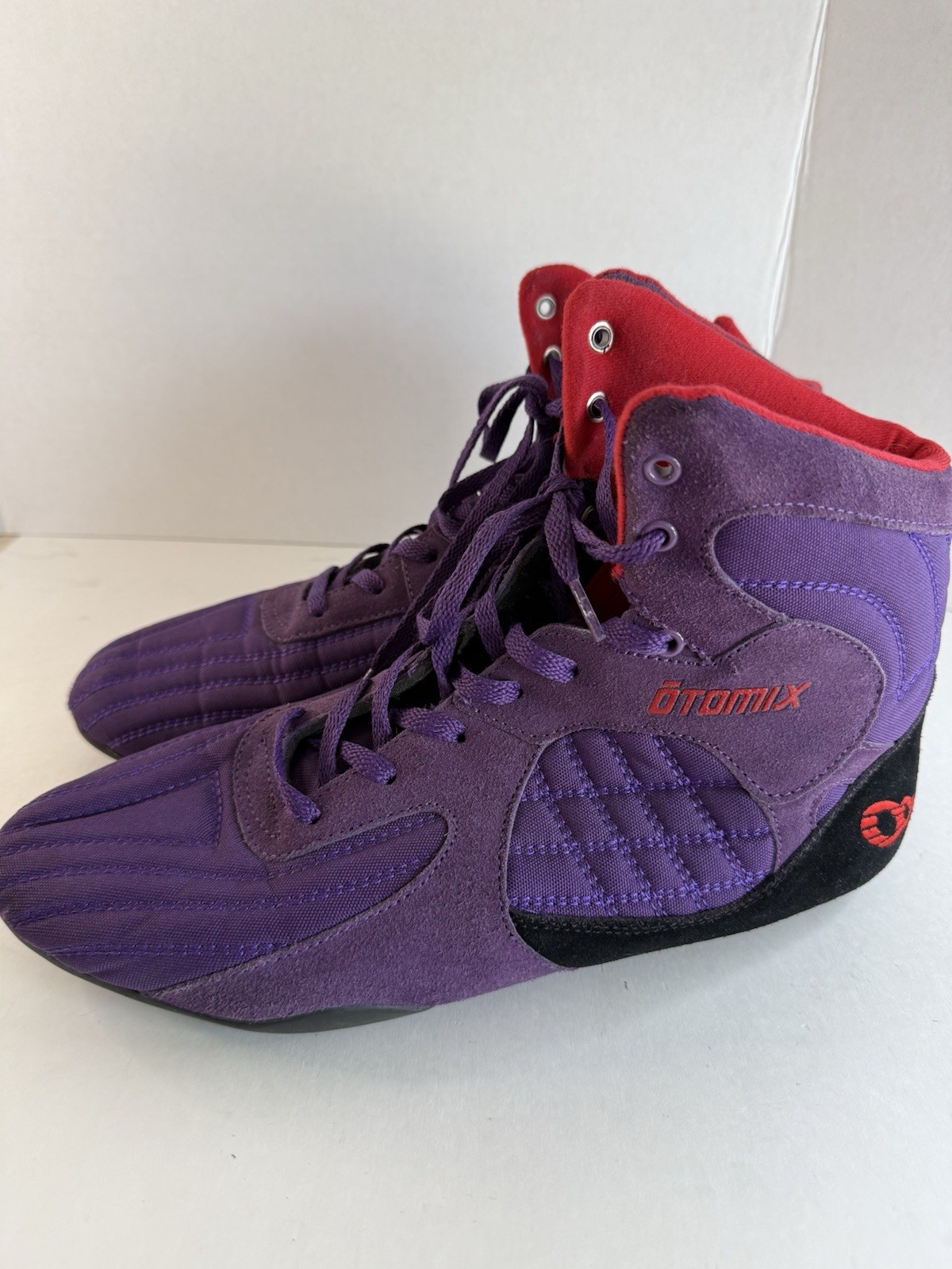 Otomix Stingray Escape M3000 Purple Bodybuilding Weightlifting MMA Shoes Mens 15