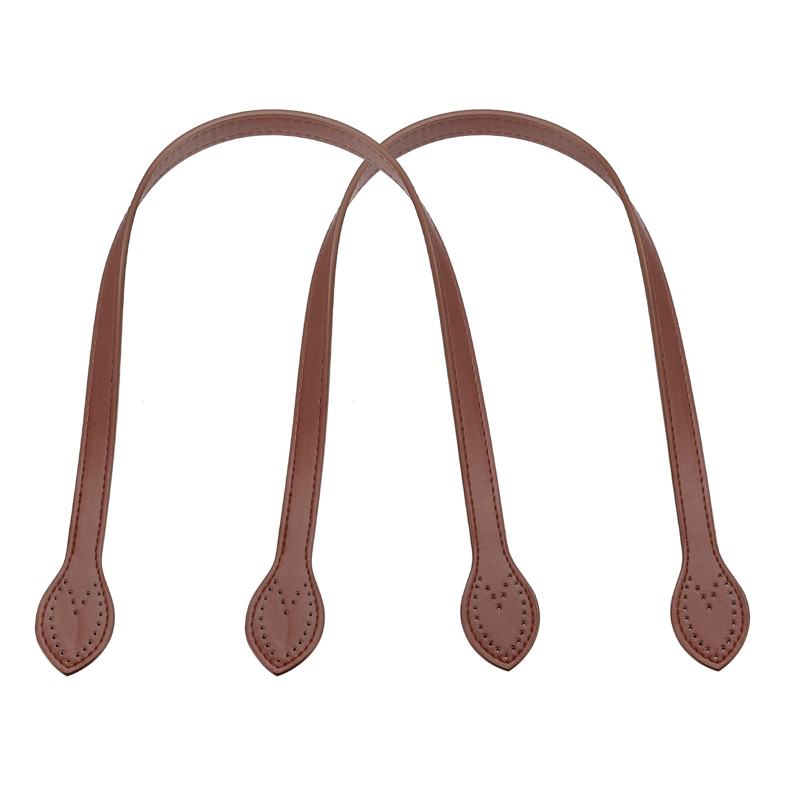 Leather Bag Handle, 2 Pcs 23.6" l 5/8" W Leather Purse Straps, Yellow