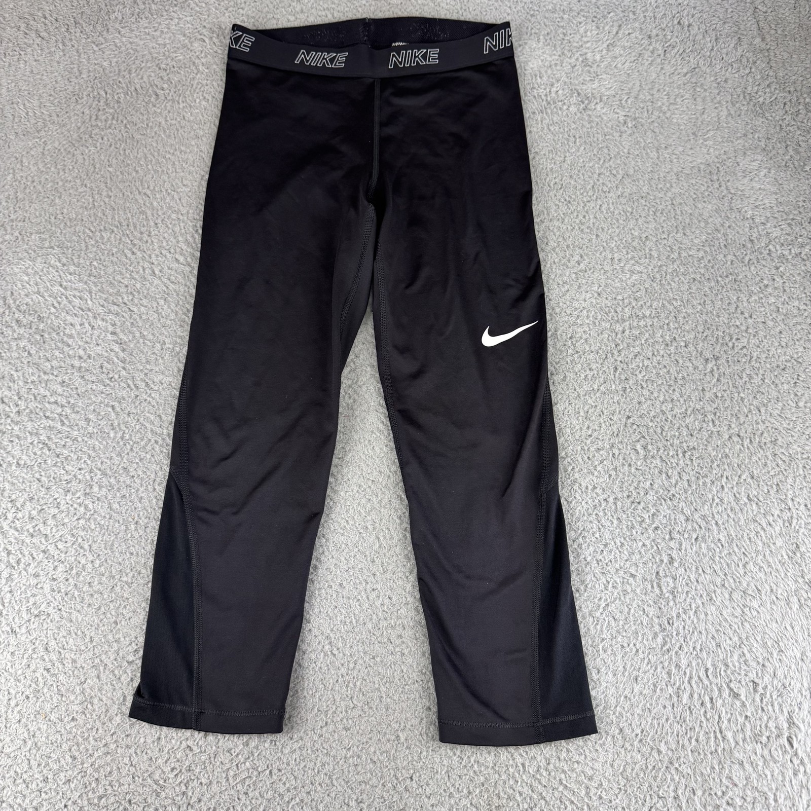 Nike Dri-Fit Compression Pants Mens Medium Black Athletic Leggings 889596-011