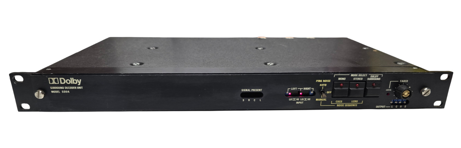 Vintage Dolby Surround Decoder Unit Model SDU4