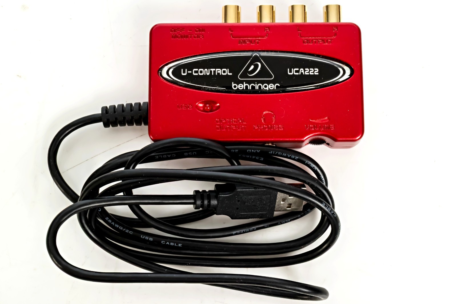 Behringer UCA222 USB Portable Audio Interface - Open Box