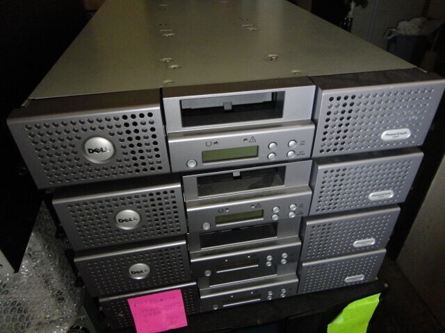 DELL PV124T SAS LTO4 ULTRIUM4 HH 16Slot Tape Autoloader 1Y8W9 01Y8W9 E7-LLUAE-EG