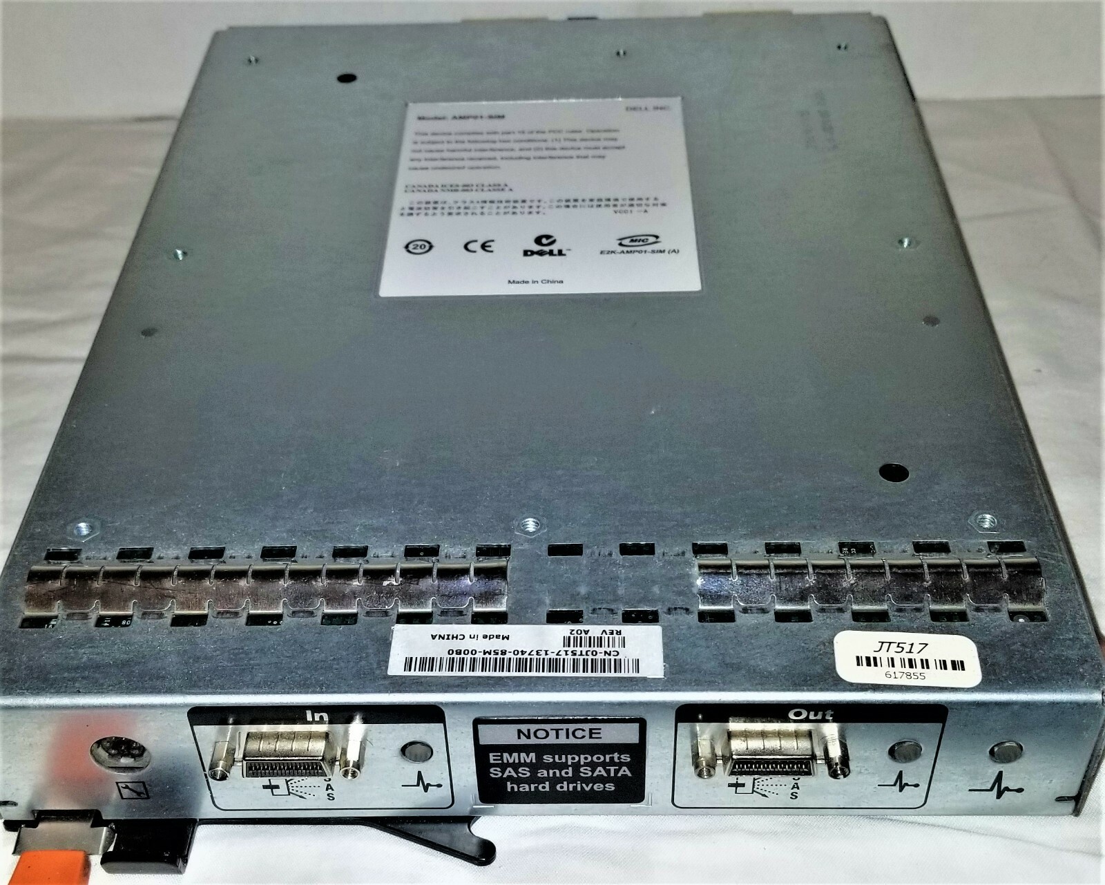 Dell Model AMP01-SIM SAS/SATA Disk Controller Module