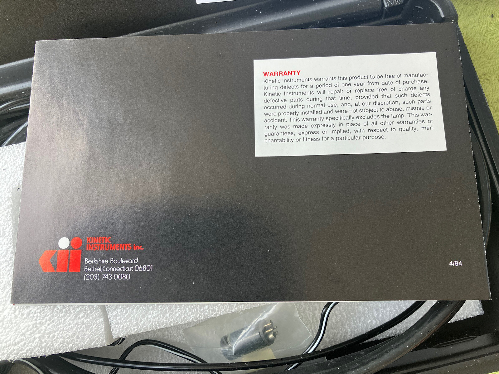 Kinetic Instruments Photon Power Pack In Case