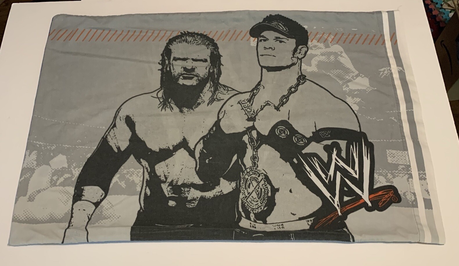 Wresting WWE Triple H And John Cena Pillowcase 2008