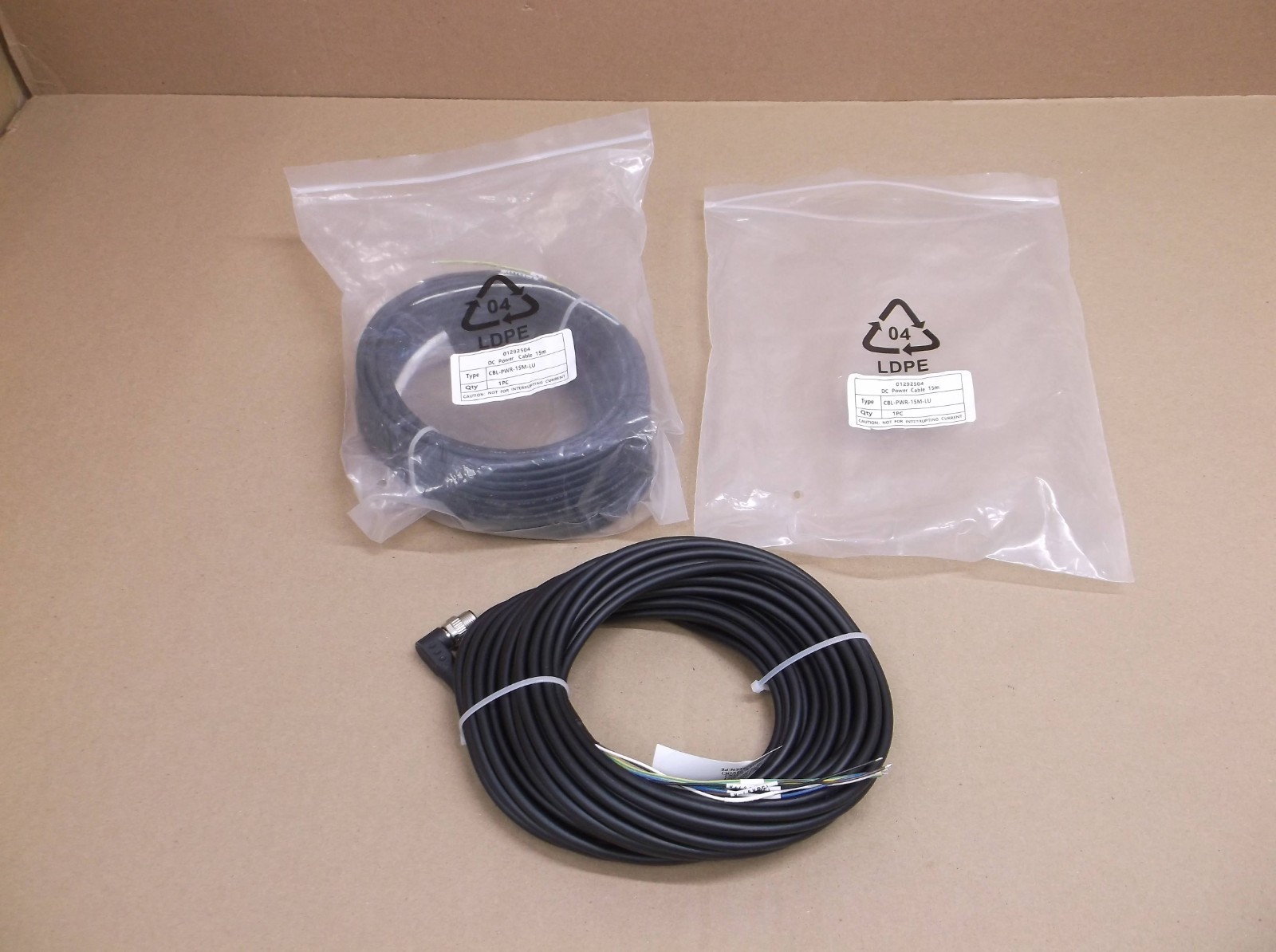 CBL-PWR-15M-LU Mech-Mind Robotics NEW 15M DC Power Cable For 3D Cameras