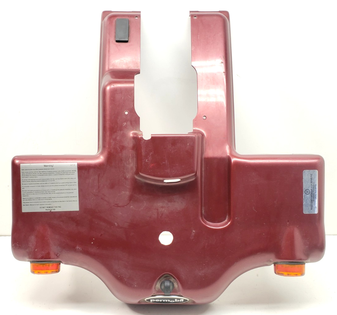 Permobil Red Battery Cover Shroud w/ Taillights C300 C500 M300 M500 M3 M5 F3 F5