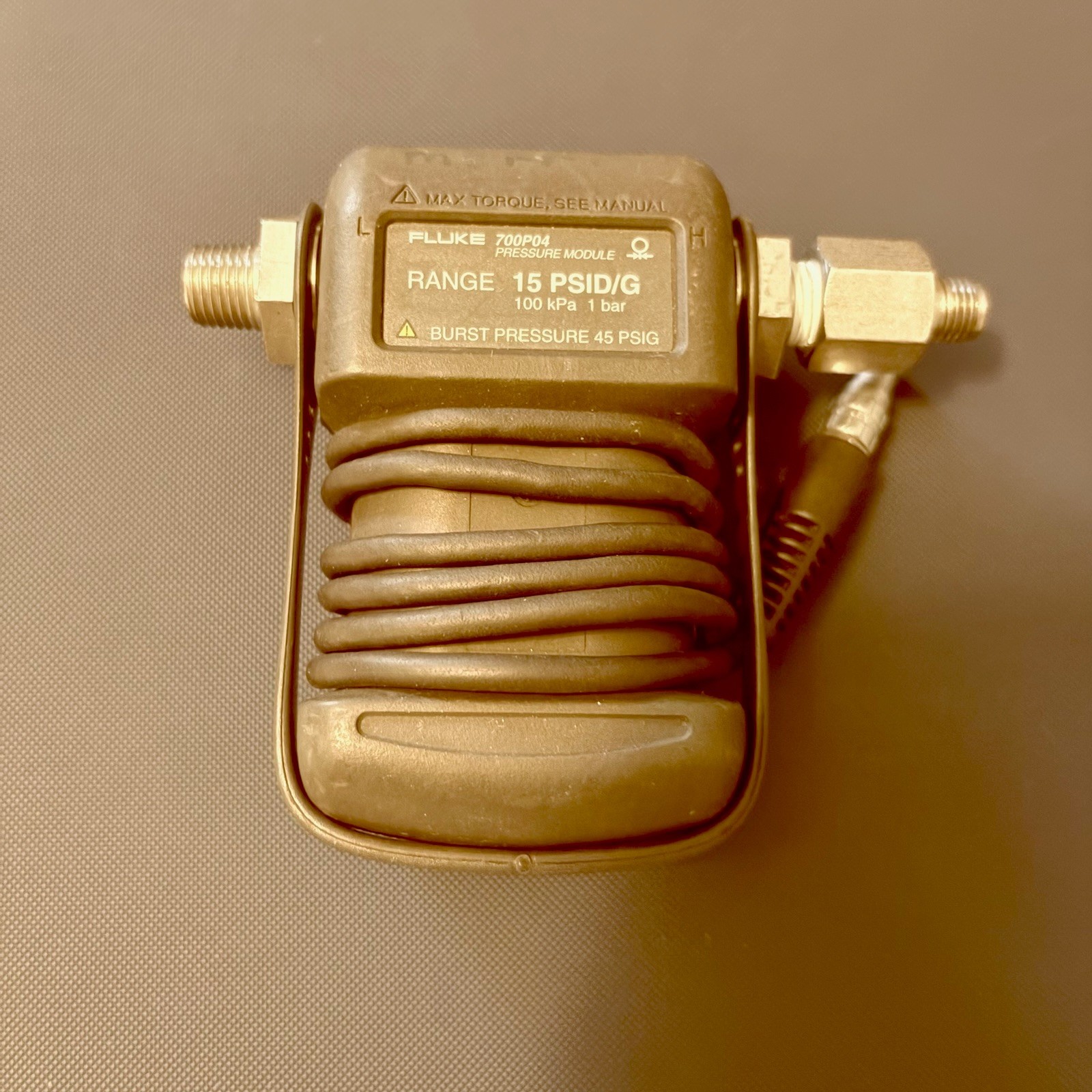 Fluke 700P04 15 PSID/G Pressure Module 100 kPa 1 bar