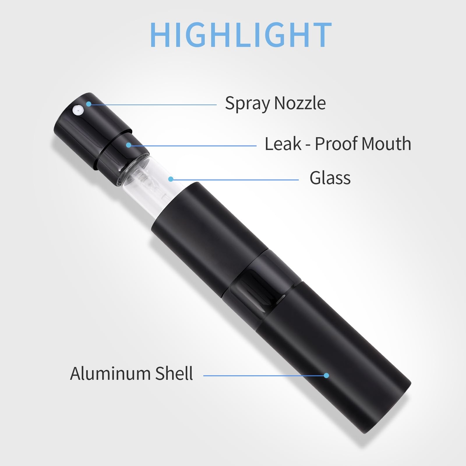 Putmhim 3Pcs 8ml Cologne Travel Bottle, Perfume Atomizer, Refillable Perfume ...