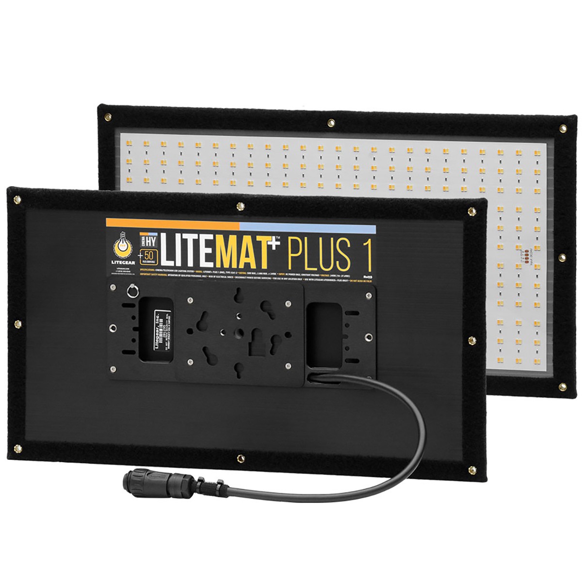 LiteGear LiteMat Plus 1 11.5x21" 50W Bi-Color LED Light Head Kit with LiteDimmer