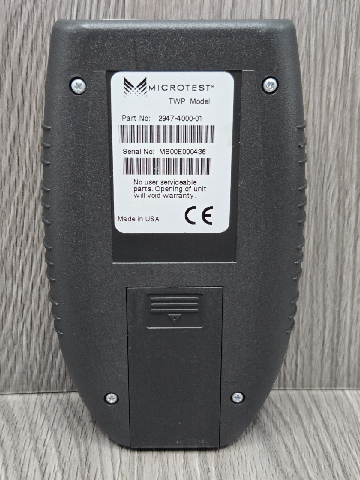 MicroTest 2947-4000-01 MicroScanner 10/100 Network Cable Tester No Dongle