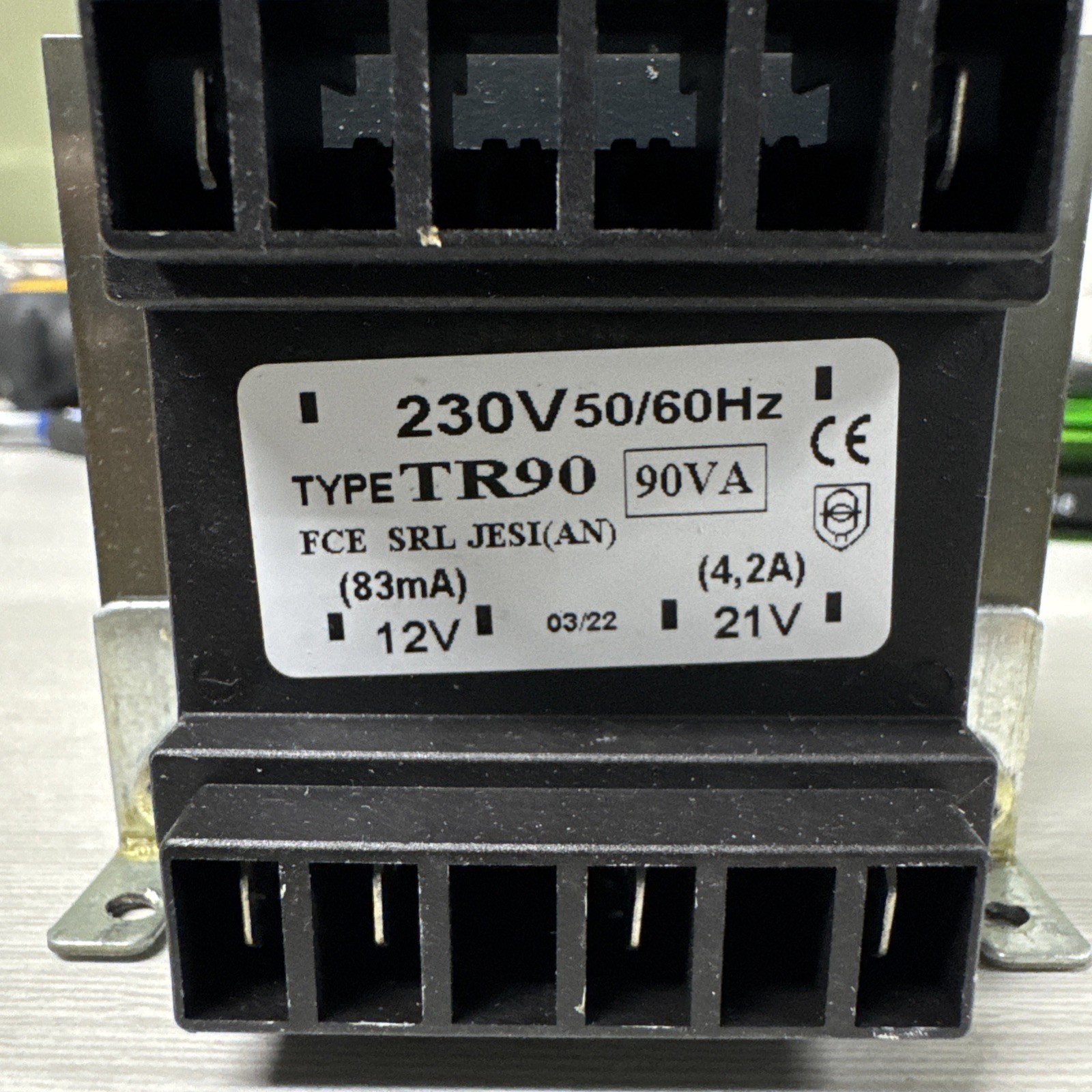 UNOX KVE1026A Power Transformer TR90 230V-12V(0.83A)/21V(4.2A)