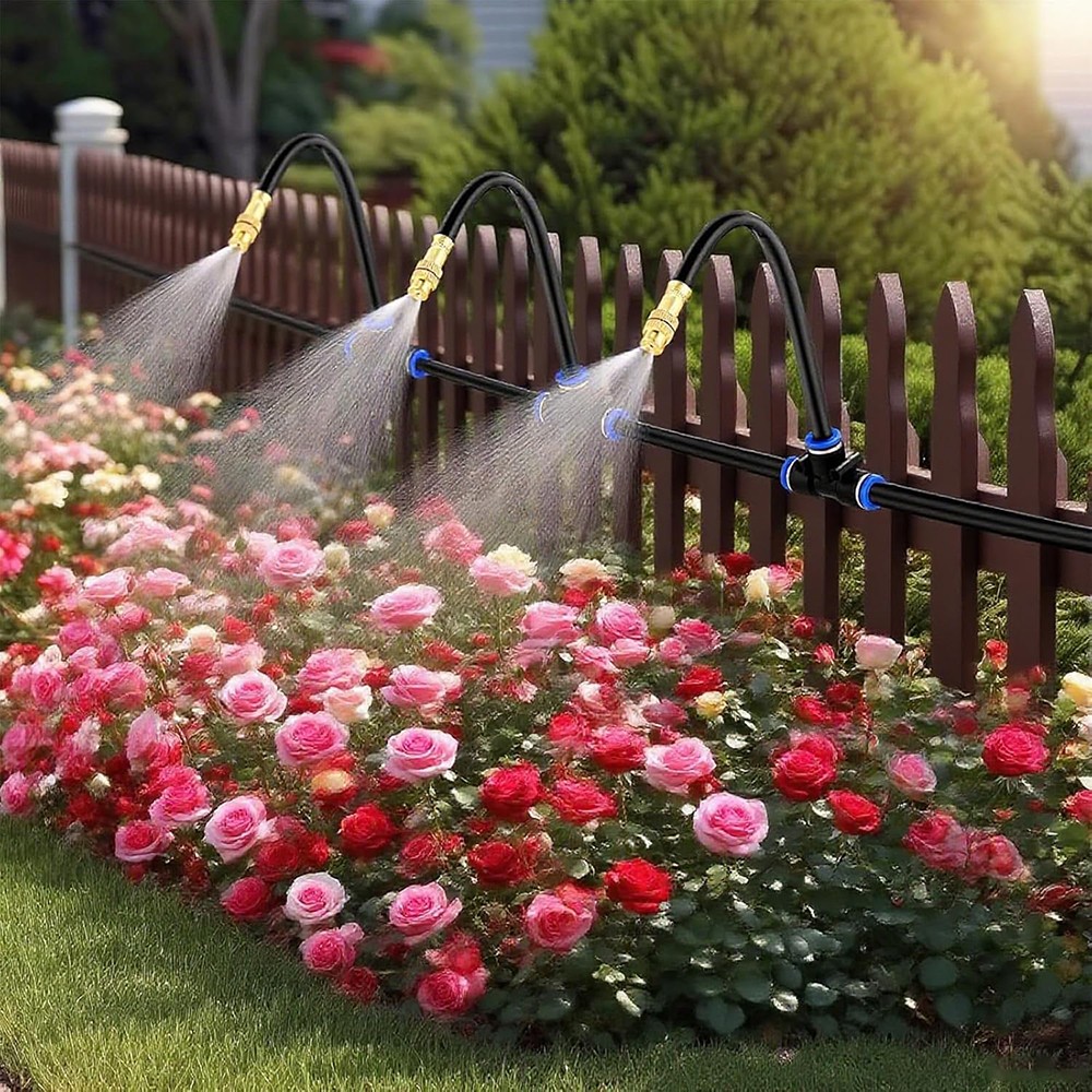 30M/100FT Automatic Drip Irrigation System Kit Garden Watering System Plants