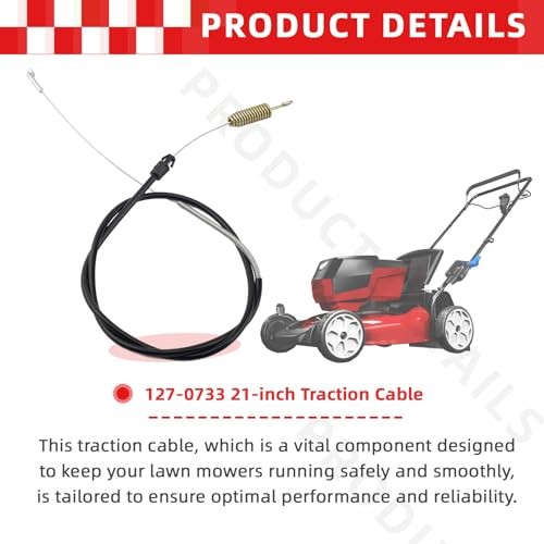 127-0733 Traction Cable Compatible with Toro 21" Flex-Force Recycler/Mulching