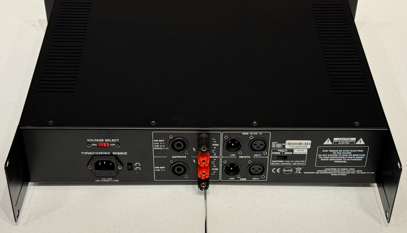 Avantone CLA-200 Power Amplifier
