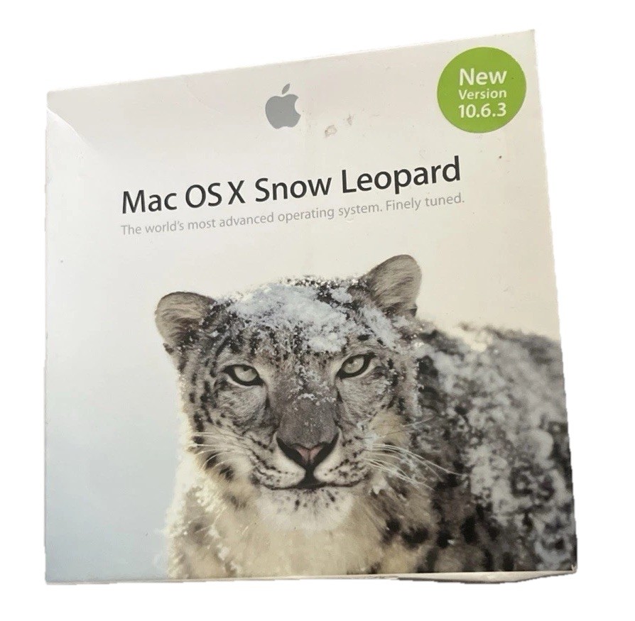 Apple Mac OS X Snow Leopard 10.6.3 Family Pack Install DVD Complete Box Set