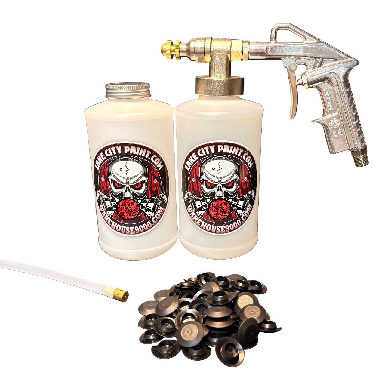 Pro Undercoating Gun - 360 Wand Kit (2 W Quart Bottles)