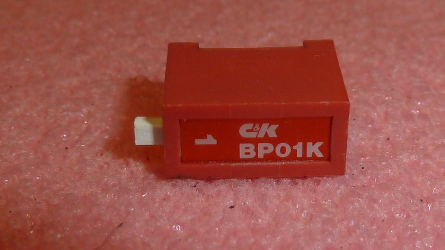 NEW 5PCS C&K BP01K IC Switch dip spst sealed 1pos RED