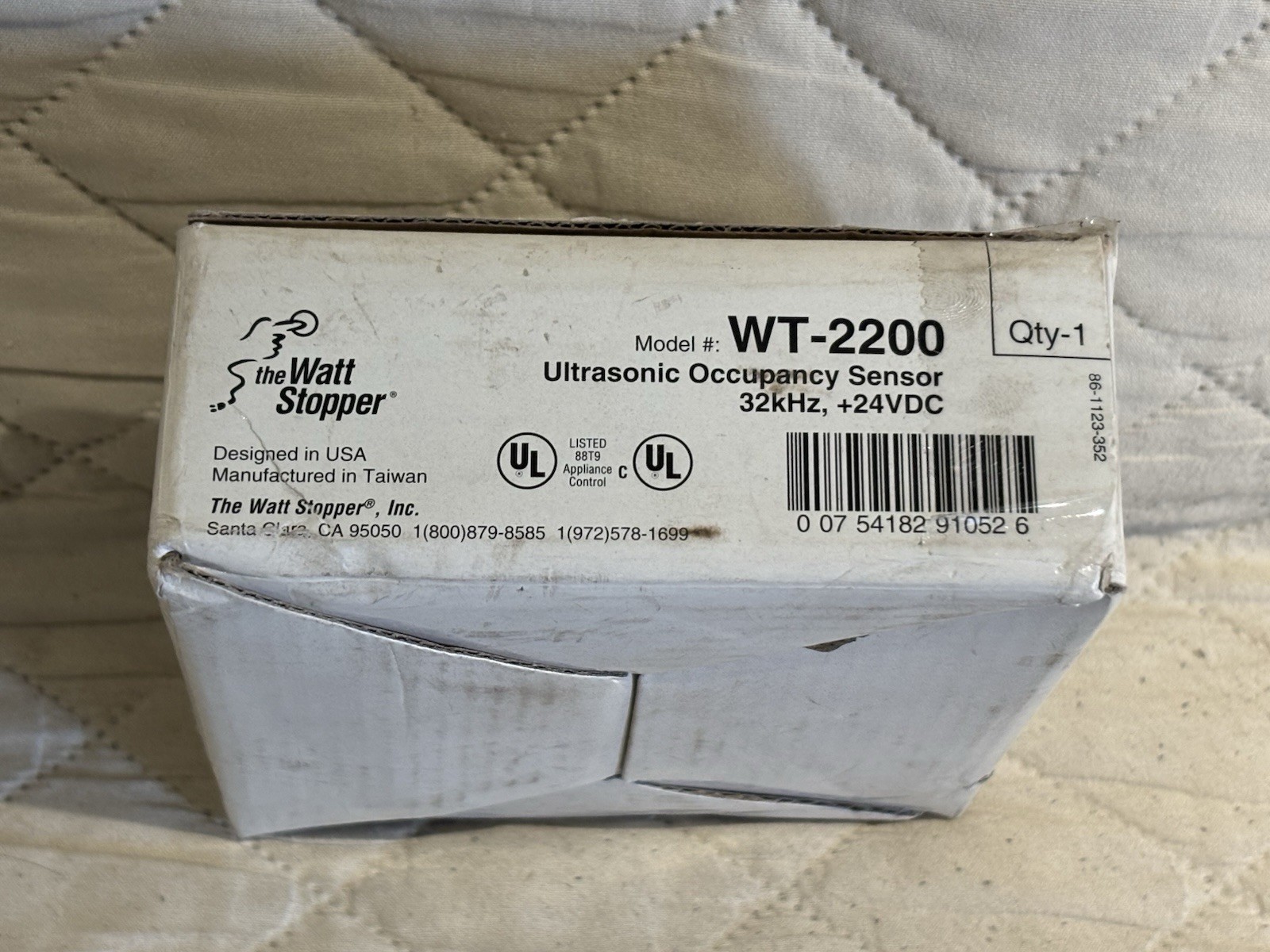 Legrand Wattstopper WT-2200 Ultrasonic Occupancy Sensor READ INFO SHIPS FREE