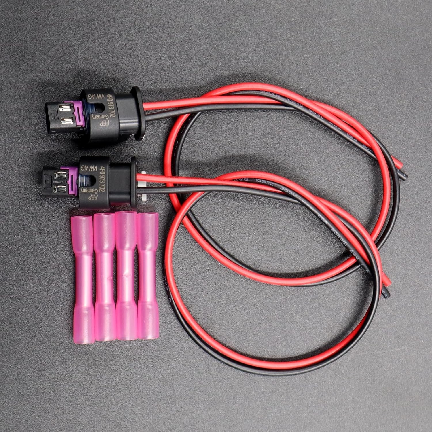 2pcs 2-Pin Side Marker Light Connector Compatible with Dodge Durango 2021-2023 4