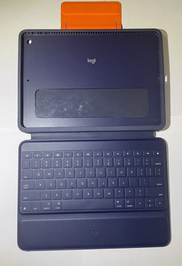 LOGITECH RUGGED COMBO 3 iPad Keyboard Case Blue For iPad 7th 8th 9th GEN