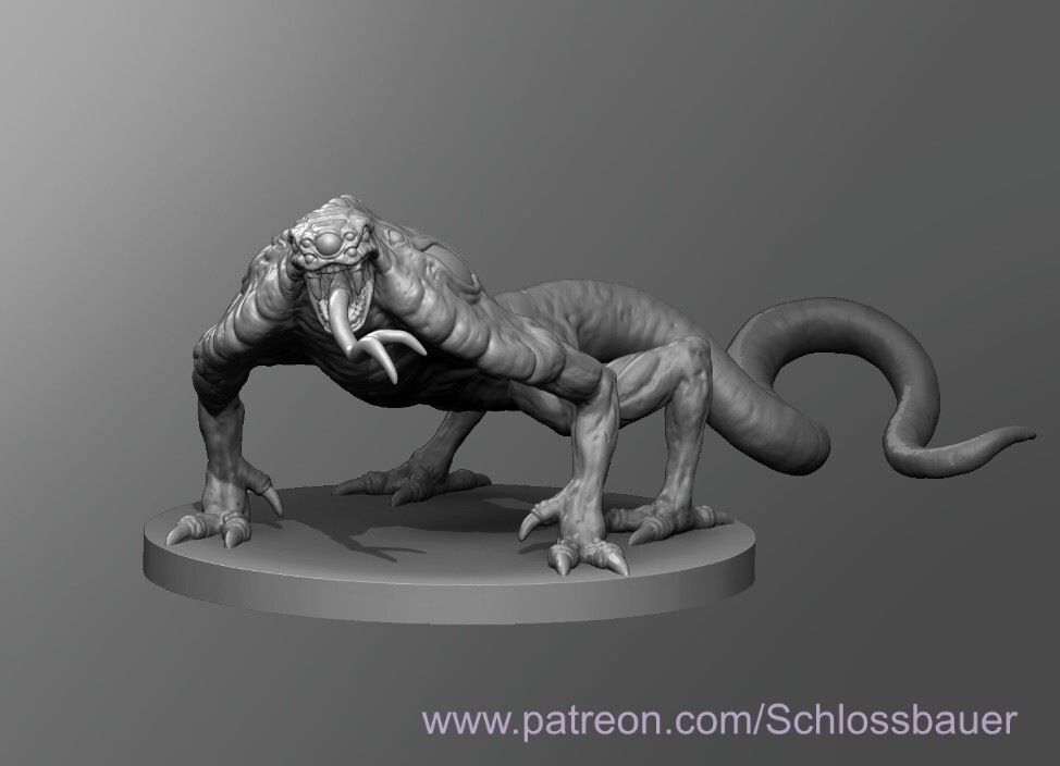 Black Eyes Monster Manual 28mm Scale DND D&D Tabletop Miniature SB