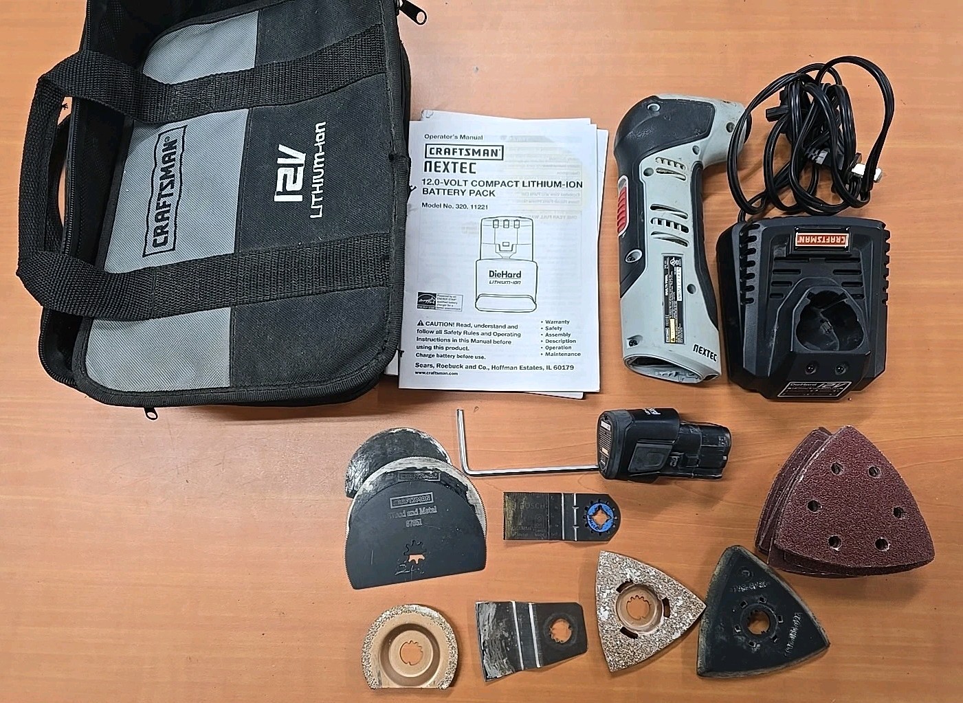 Craftsman Nextec 12-Volt Lithium-Ion Cordless Multi-Tool  w/Battery & Charger