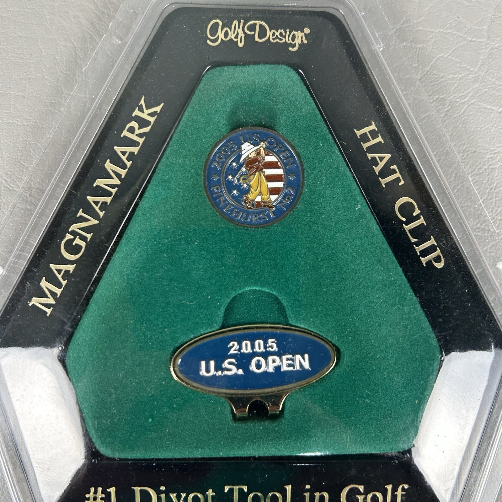 2005 US Open Pinehurst Ball Marker and Hat Clip by Golf Design Magnamark