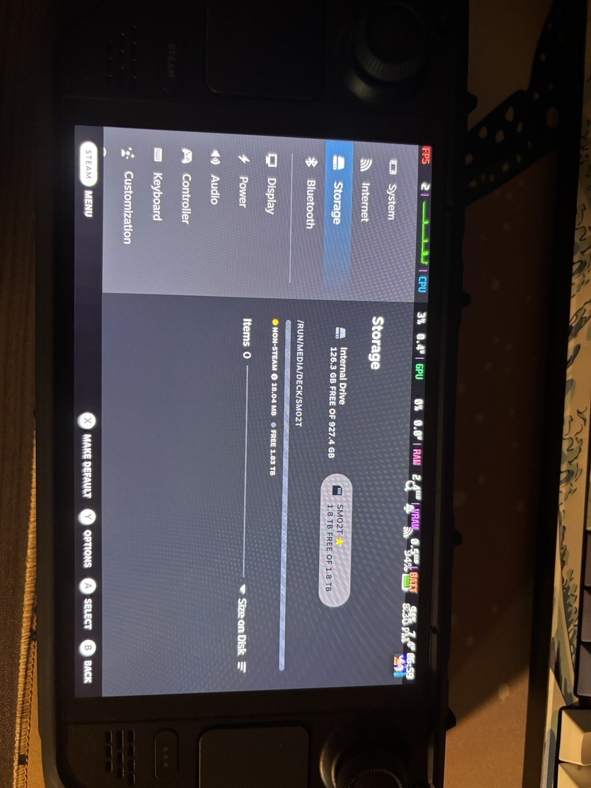 steam deck oled 1tb With A 2tb Express Sandisk Micro Sd Card
