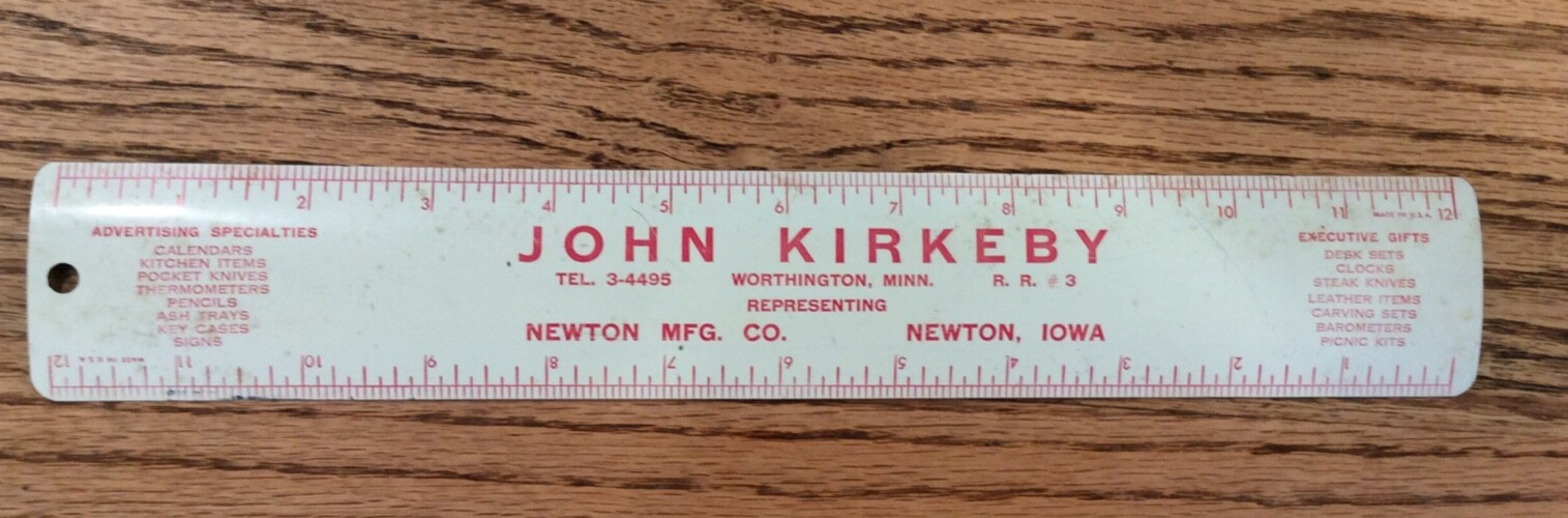 John Kirkeby Gifts Advertising Phone 3-4495 Worthington Minnesota THIS FAMILY?
