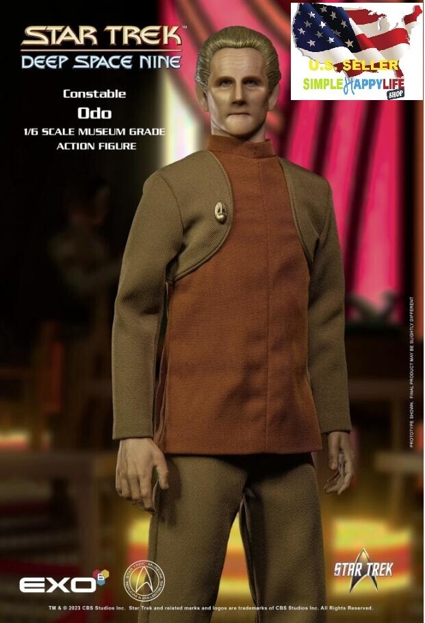 EXO-6 1/6 Star Trek Deep Space Nine Constable Odo 12" FIGURE HOT TOYS ❶USA❶